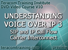 DVD Video Course V10 - Understanding Voice over IP 3: SIP and IP Call Flow • Carrier Interconnect • Megaco - preview