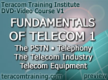 DVD Video Course V1 - Fundamentals of Telecom 1: The PSTN • Telephony • Telecom Equipment • The Telecom Industry - preview